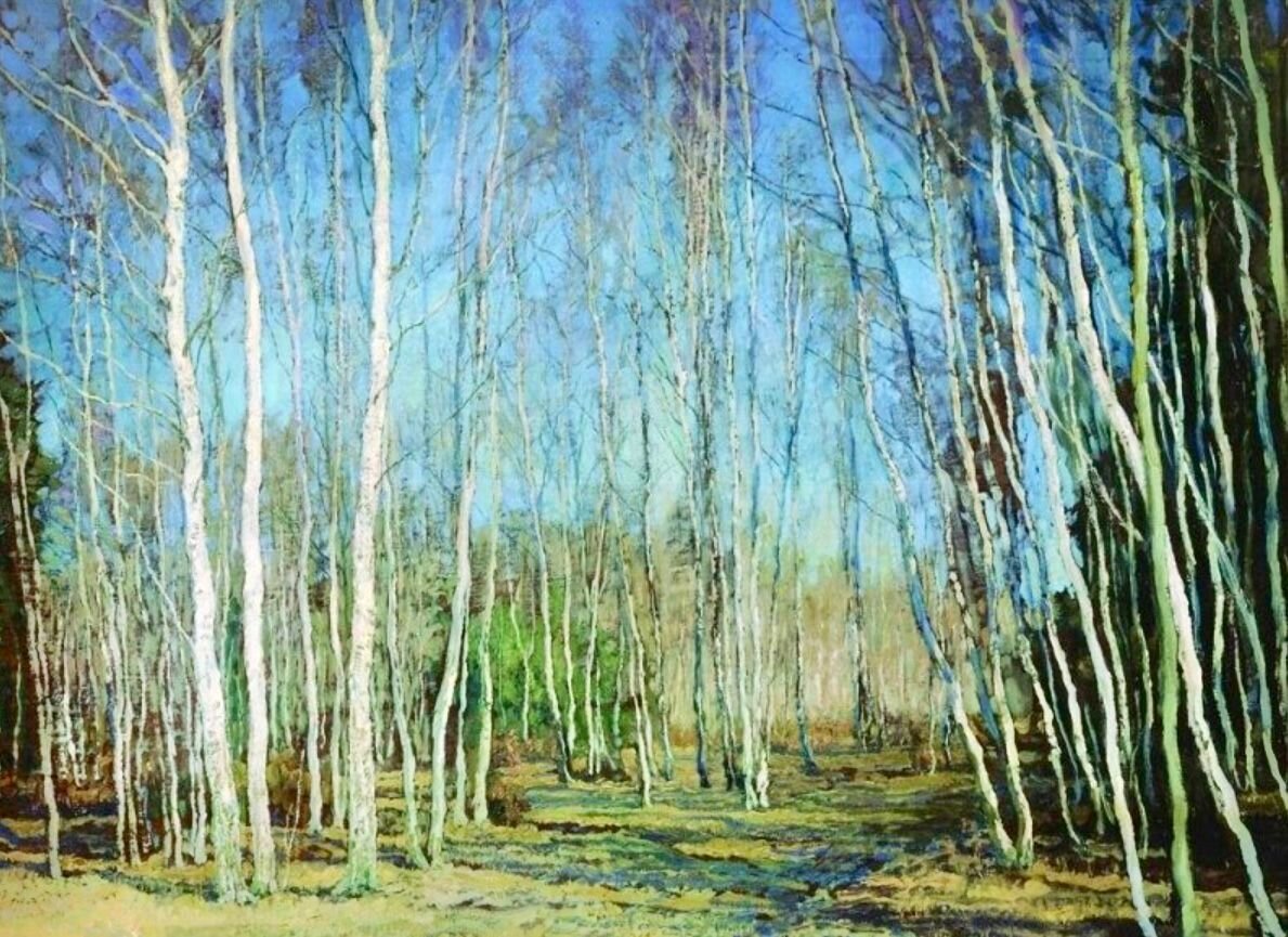 Василий Бакшеев. «Голубая весна». 1930