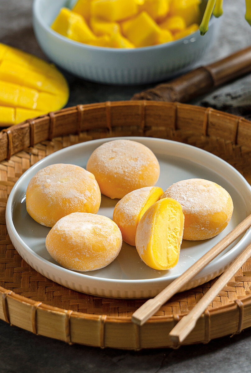    Японские моти (mochi) с апельсиномФото: Freepik