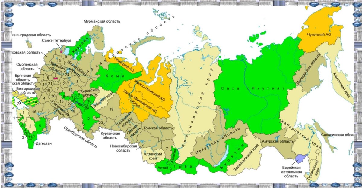 фото карта России