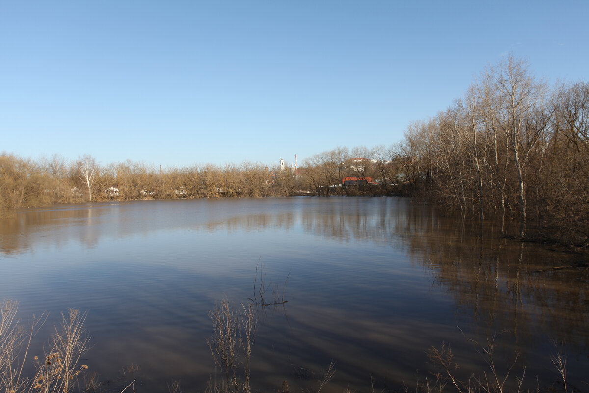 пруд на месте карьера