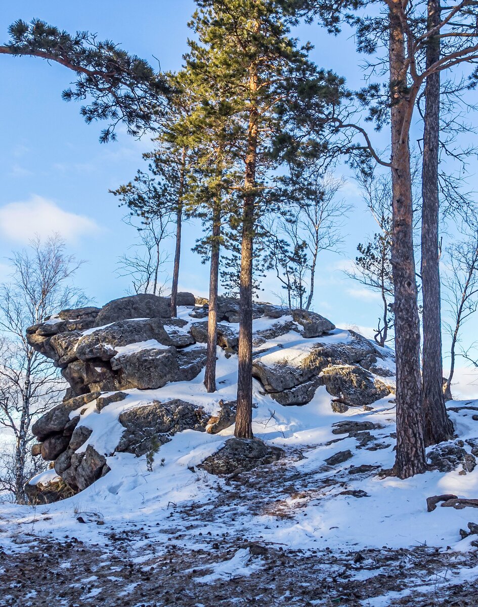 На горе Ильменский хребет. Перевал в районе г. Миасс, Машгородок (часть ...