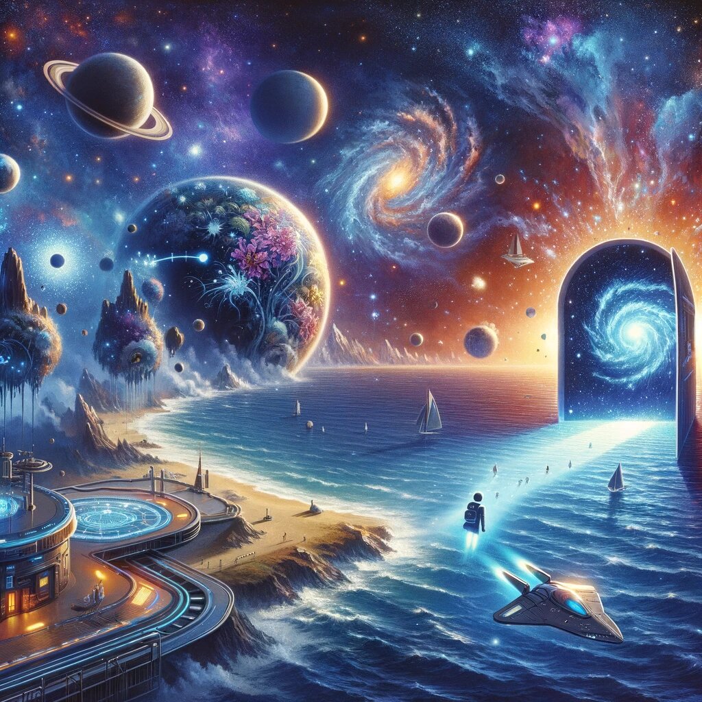 Вселенная как бесконечный океан, где искусственный интеллект выступает одновременно в роли карты и компаса.