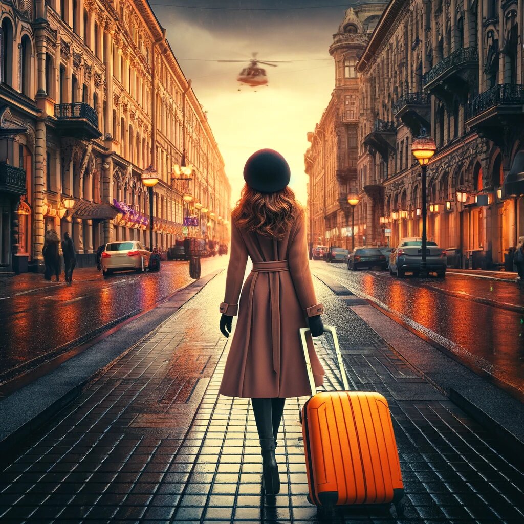 Ипотека без прописки в Санкт-Петербурге | Изображение сгенерировано DALL-E от OpenAI