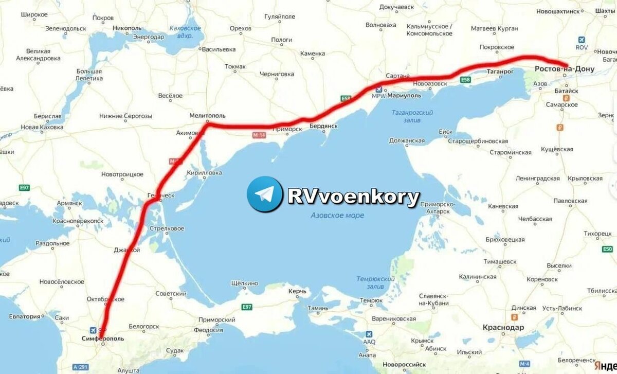 Трасса новая коасно краснодар крым схема