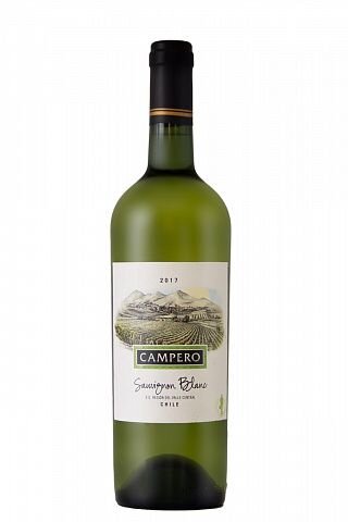 Вино CAMPERO SAUVIGNON BLANC DO белое сухое, 0.75л