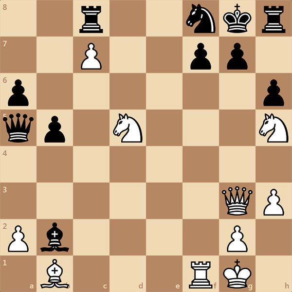 Белые ставят мат в 1 ход