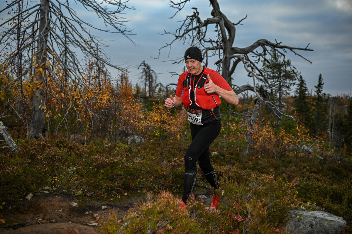 Фото с дистанции ультрамарафона Vottovaara Mountain Race