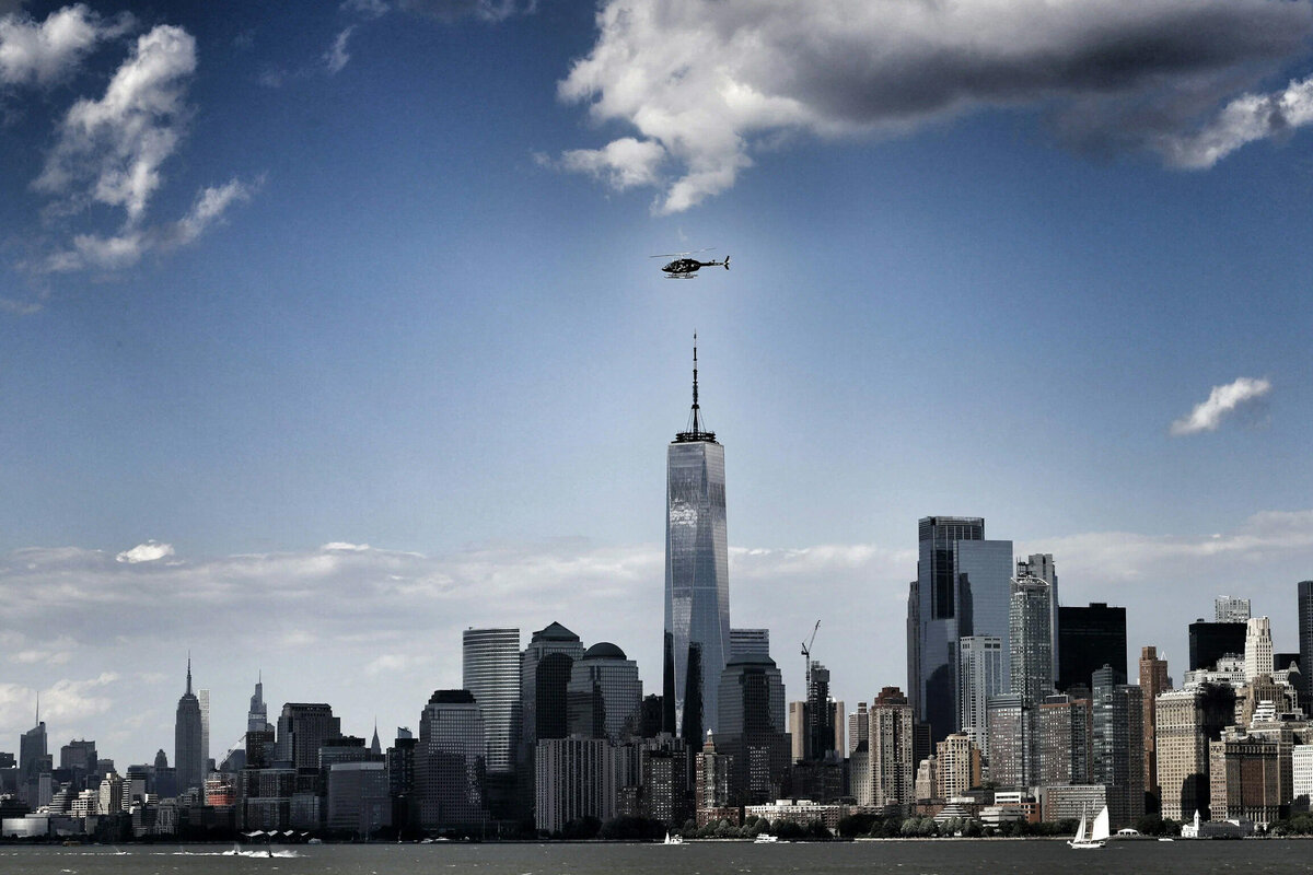 Интересный факт: этот хрестоматийный вид Манхэттена открывается не из Нью-Йорка, а из соседнего штата — Нью-Джерси. Фото: Bernd Dittrich / Unsplash