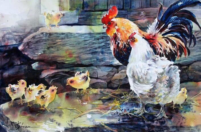 Семья. 15 х 22 см