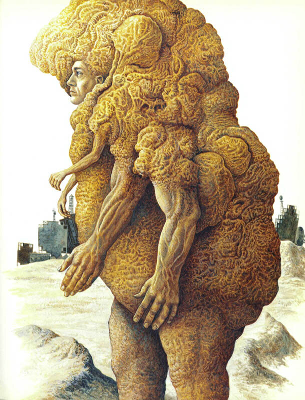 Человек будущего: автотрофный, технически развитый, свободный модифицировать своё тело. Так его увидел дедушка спекулятивной биологии Дугал Диксон.