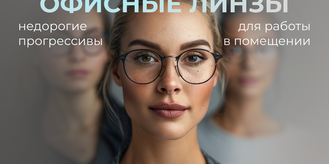 Офисные линзы: недорогие прогрессивы для работы в помещении