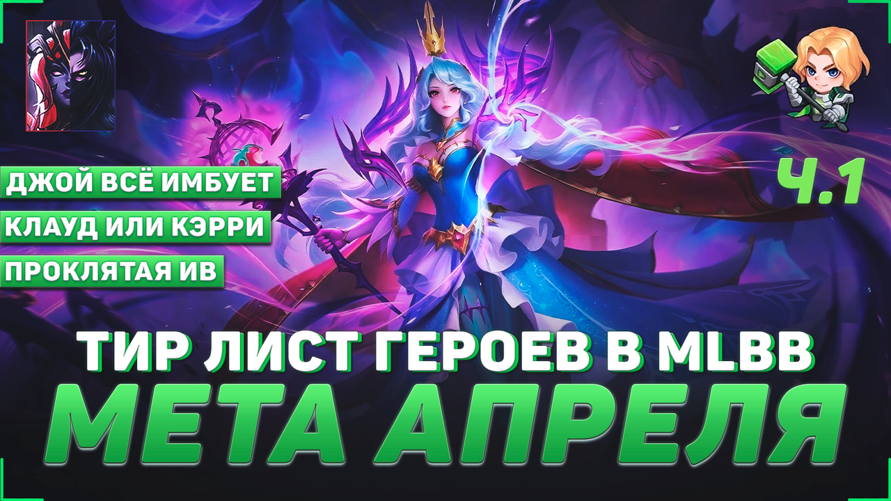 ТИР ЛИСТ ГЕРОЕВ В MOBILE LEGENDS | КОГО КУПИТЬ | МЕТА АПРЕЛЯ В MLBB | ЧАСТЬ  1