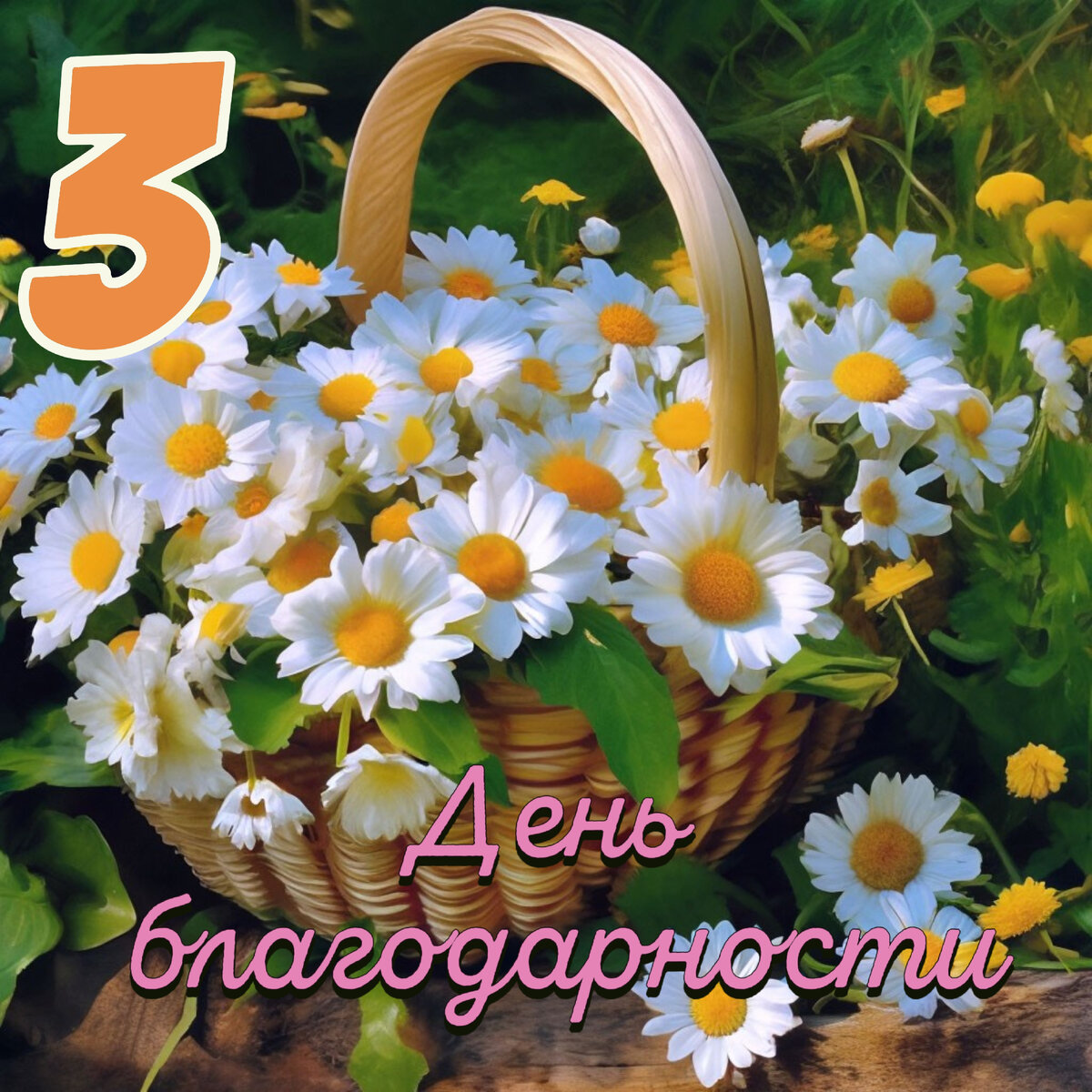 Благодарность - это ведь так просто, как ромашки. 