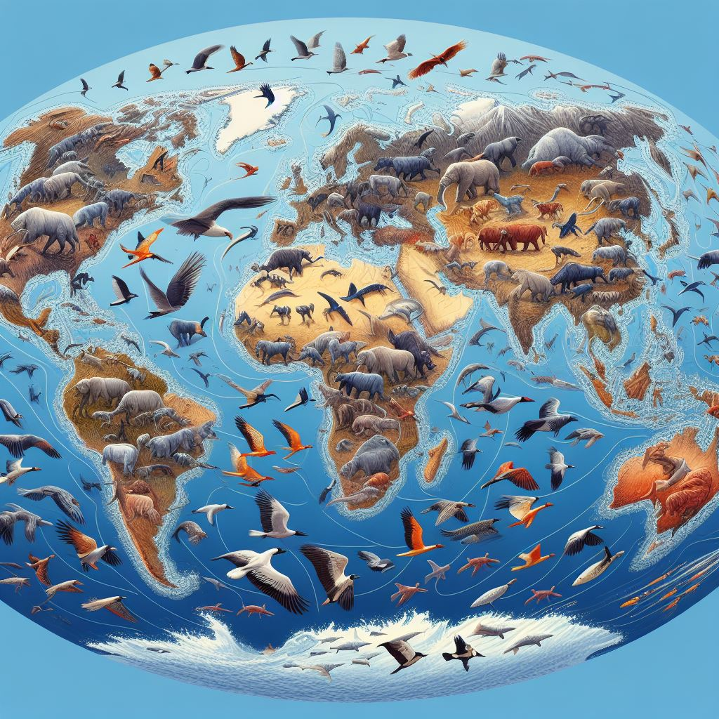 Тестовые вопросы для школьников по биологии, темы “Экология”, “Популяции” и “Миграции” / (c) DALL-E 3