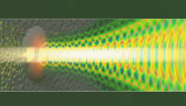 Рис.12 Схема образования нано иглы на поверхности металла под действием оптического вихря.