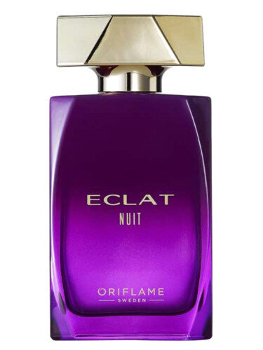 Eclat Nuit Oriflame — это аромат для женщин, он принадлежит к группе . Eclat Nuit выпущен в 2021 году. Верхние ноты: Черника, Календула и Персик; средняя нота: Жасмин; базовые ноты: Пачули, Ваниль и Мускус.