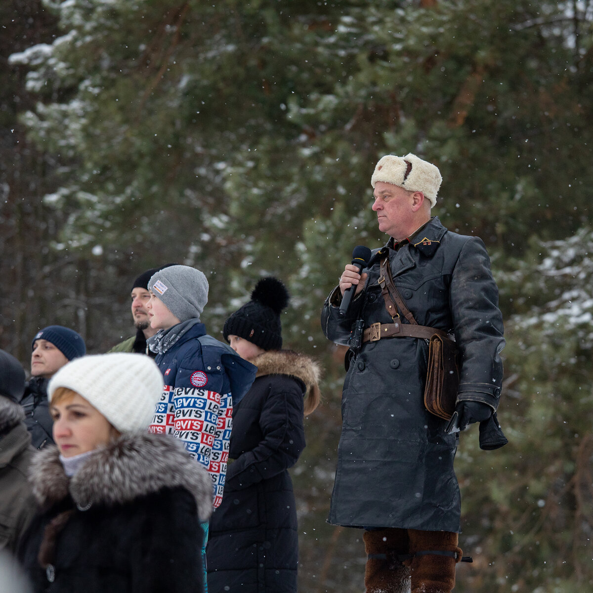 В декабре 2023 года в подмосковном Протвино, что под Серпуховом, на площадке мемориального комплекса «Рубеж обороны» состоялась реконструкция боёв за Москву зимы 1941 года.-7