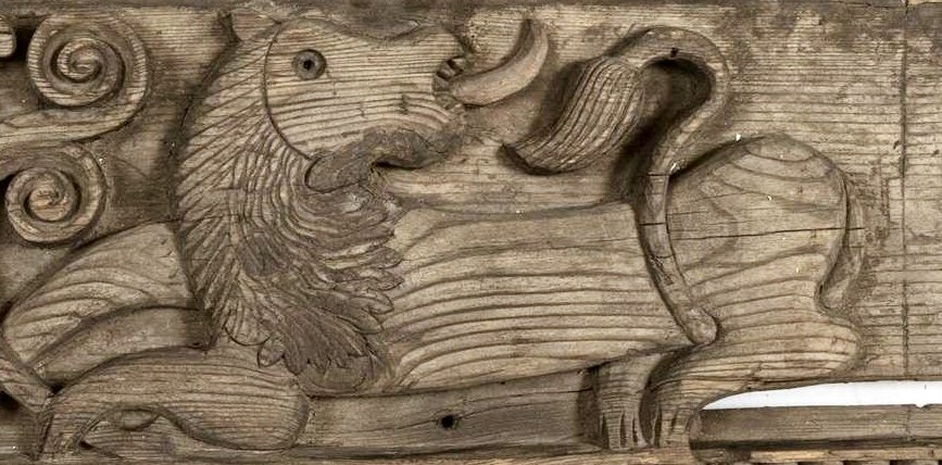 РЭМ 602-1. Резная доска, в. пол. XIX в. Европейская Россия