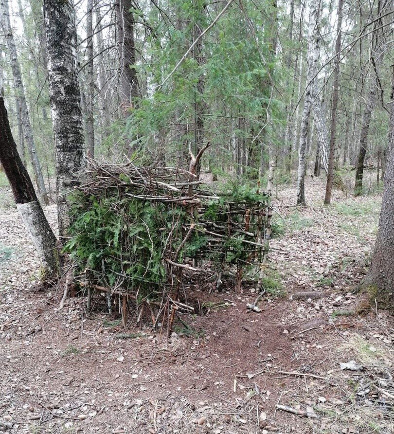 Такой простенький туалет можно соорудить