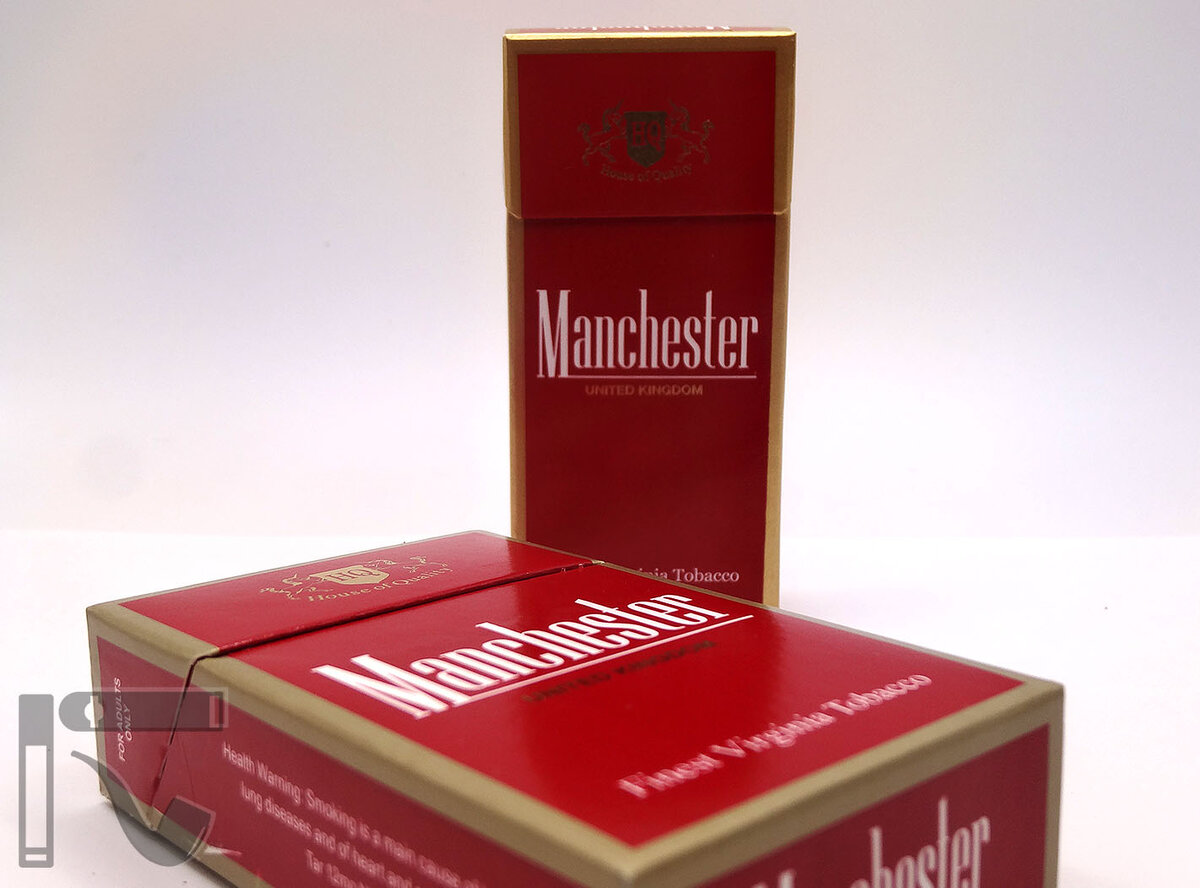 Сигареты Manchester United Kingdom. Фото: © канал "Уголок Курильщика"