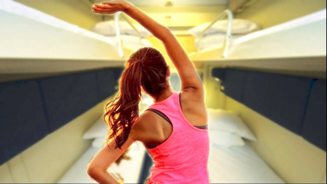 никто не может запретить вам делать зарядку в проходе между полками