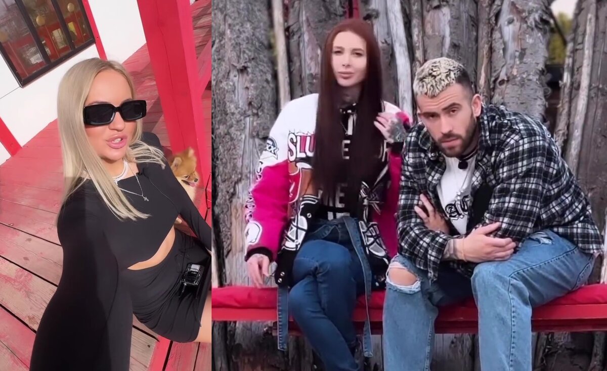 Элина Рахимова/ Клава Безверхова и Игорь Григорьев (фото из Telegram)