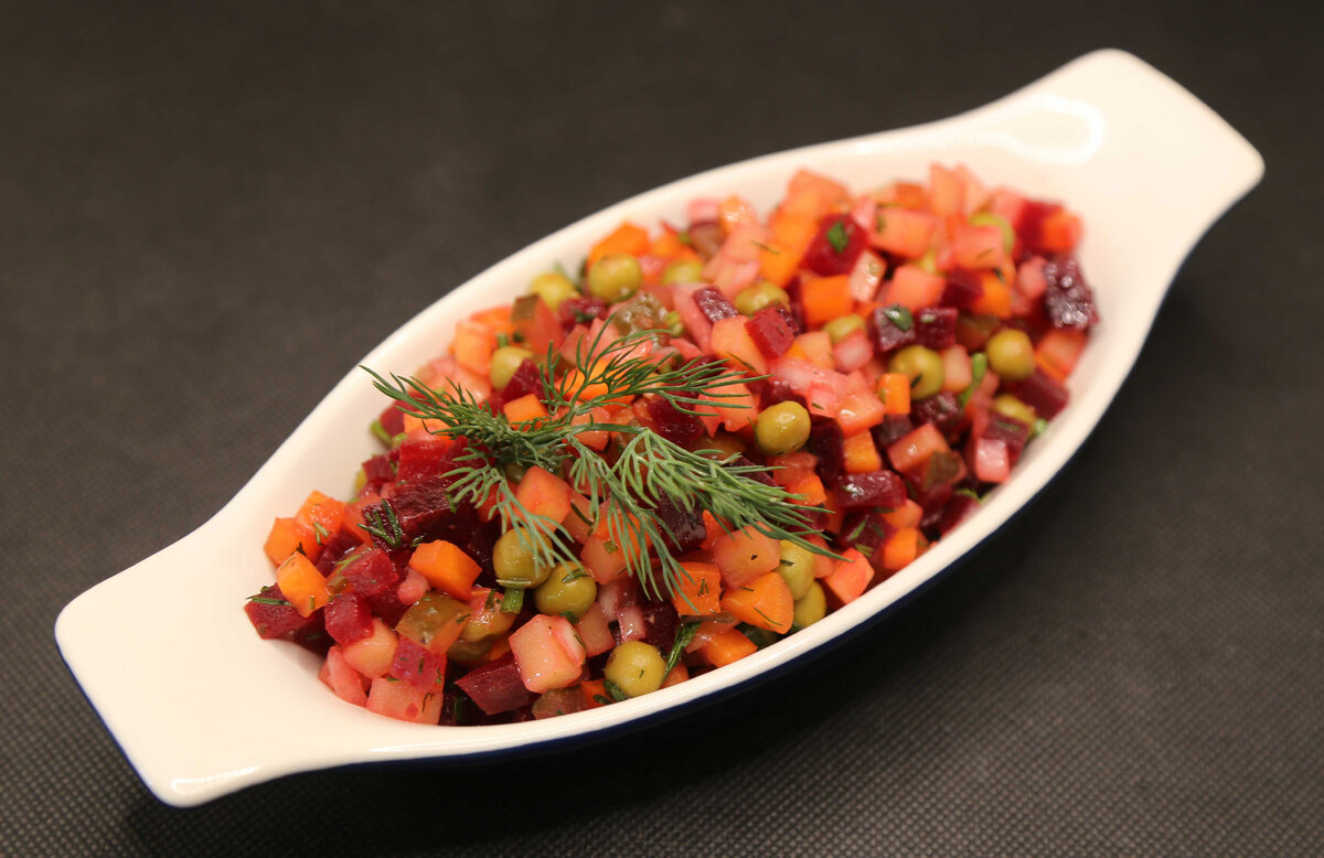 Я только что приготовил винегрет