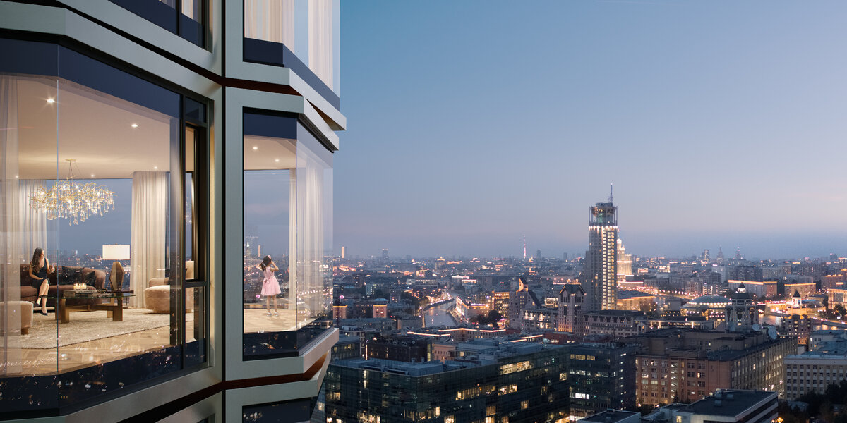 Умиротворяющая панорама вечерней Москвы