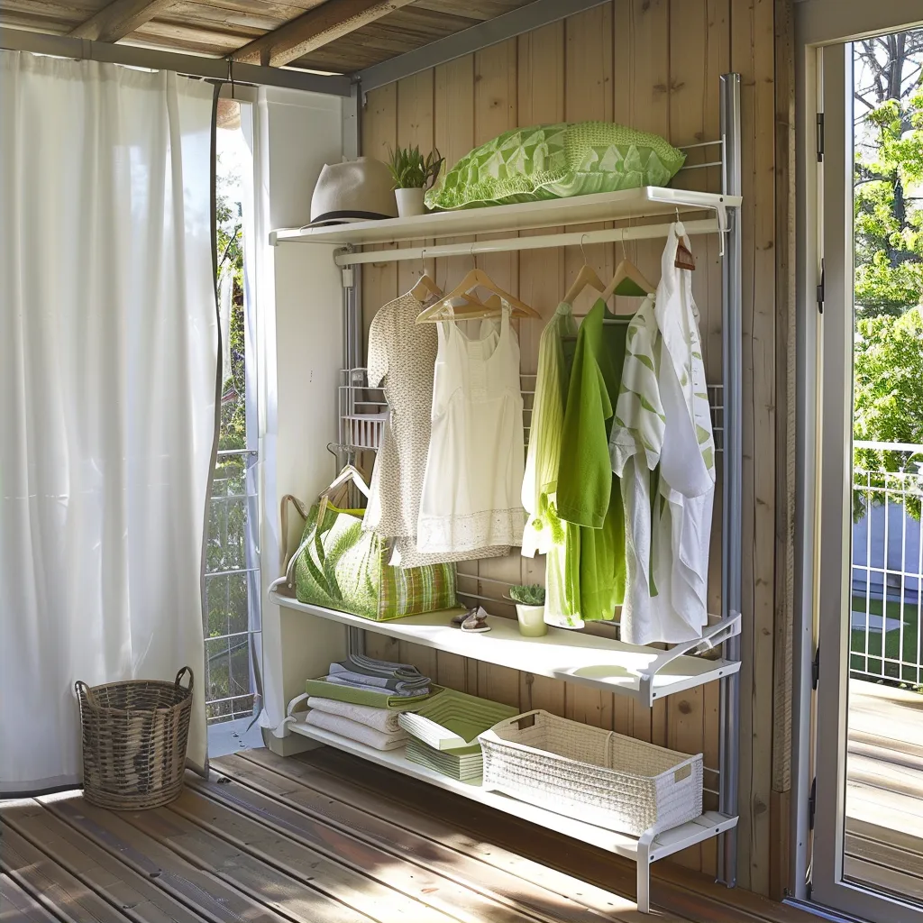 Гардеробные системы для балкона