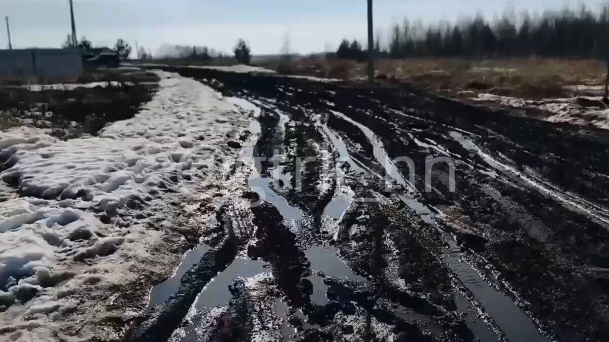     Жители улицы Луговой в Княгинине Нижегородской области жалуются, что им приходится постоянно ходить в резиновых сапогах и носить детей на руках из-за отсутствия нормальной дороги. Об этом сообщает ГТРК «Нижний Новгород».