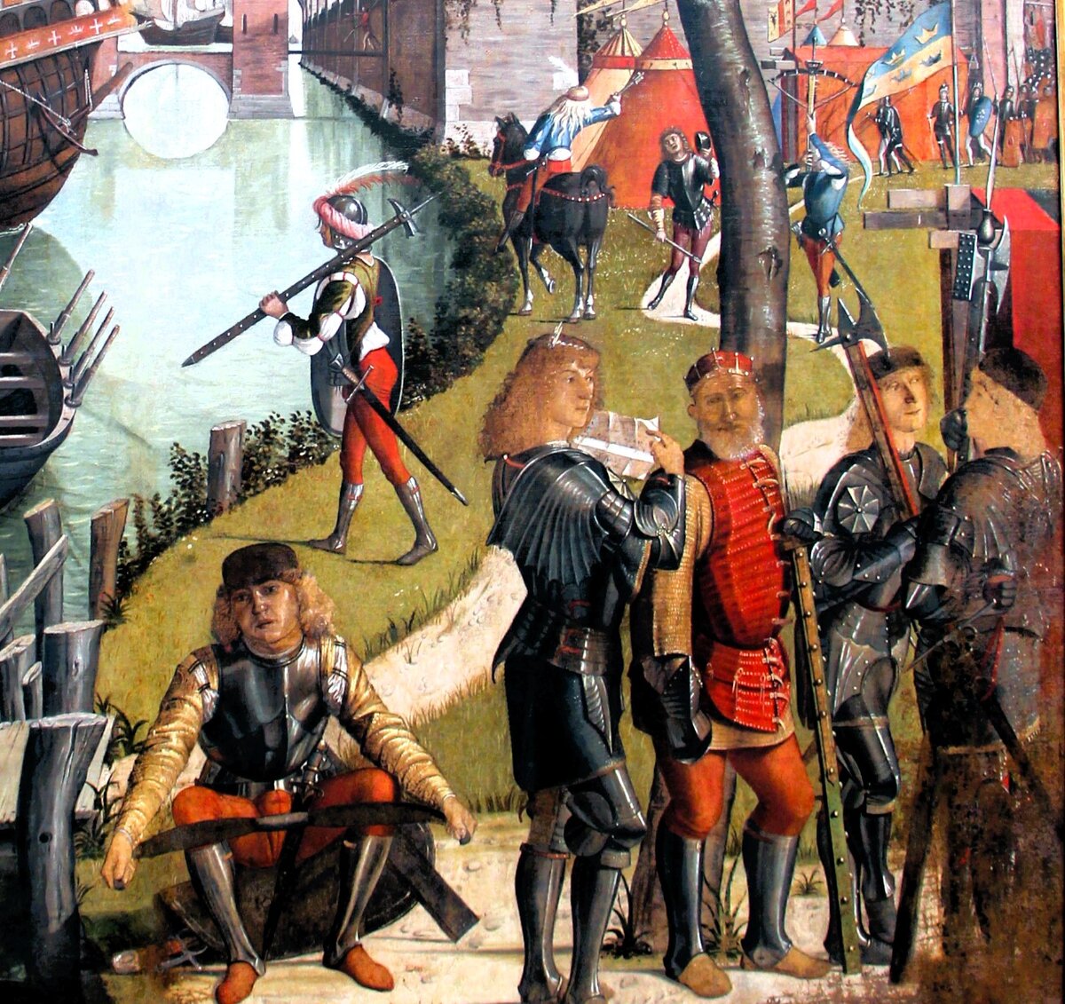 Фрагмент картины Витторе Карпаччо, 1490 год