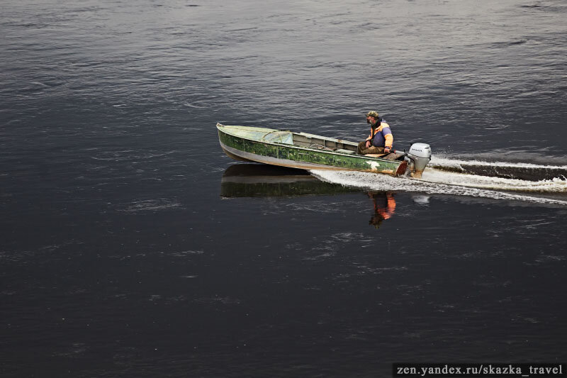 На лодке в деревню