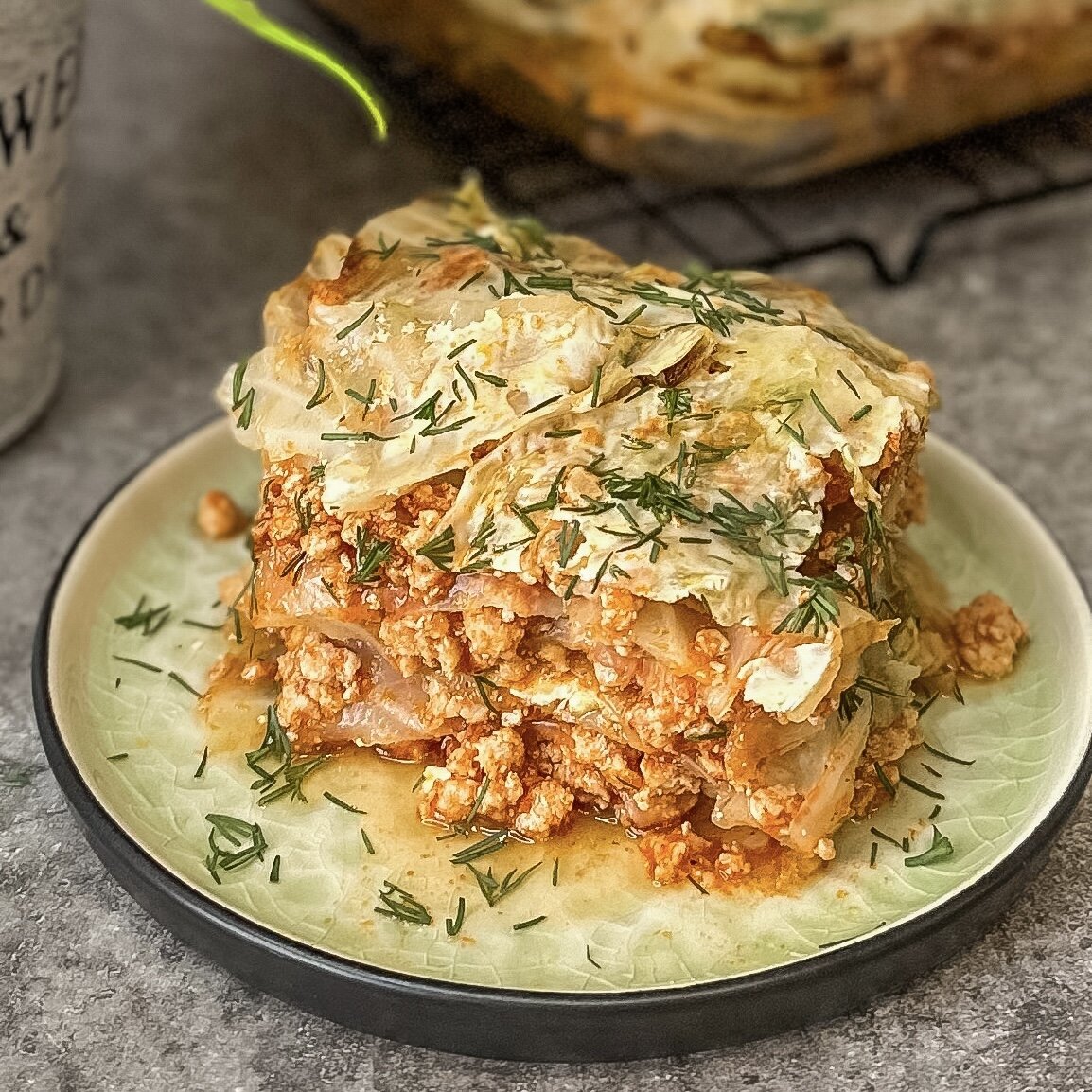 Сочная лазанья из капусты