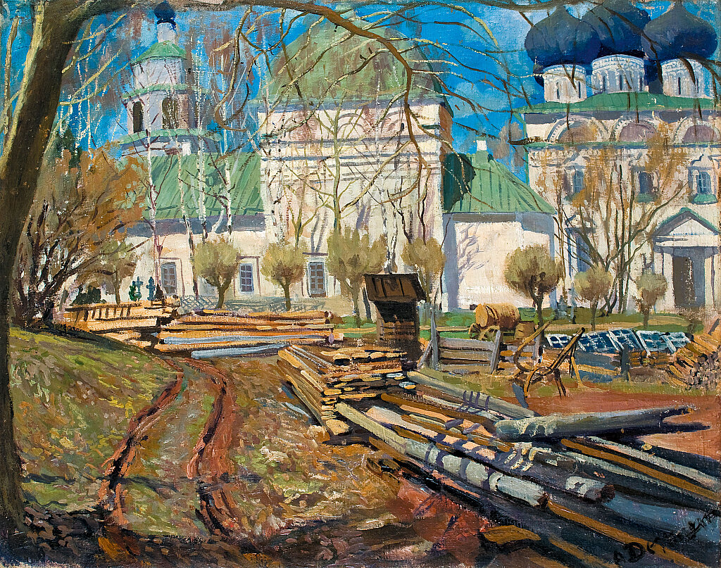 А.И. Деньшин. Вятский мотив.Источник: Вятский художественный музей