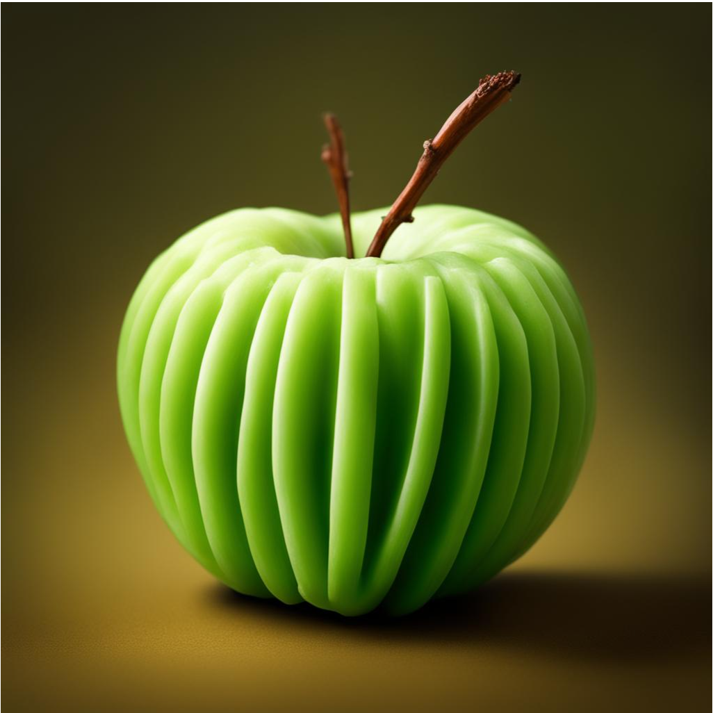 Яблоко, сделанное из сельдерея. Какая прелесть! 