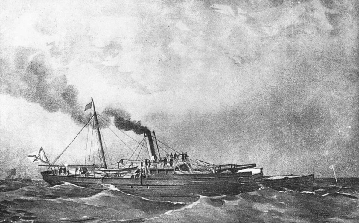1874, 4 апреля (23 марта по старому стилю): На верфи Нового адмиралтейства (ныне - ОАО «Адмиралтейские верфи») в Санкт-Петербурге состоялась официальная закладка (фактическая закладка произведена 3 декабря 1873 года) деревянной винтовой канонерской лодки «Ерш» - первого корабля такого класса.