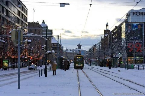 Зимний Хельсинки. 