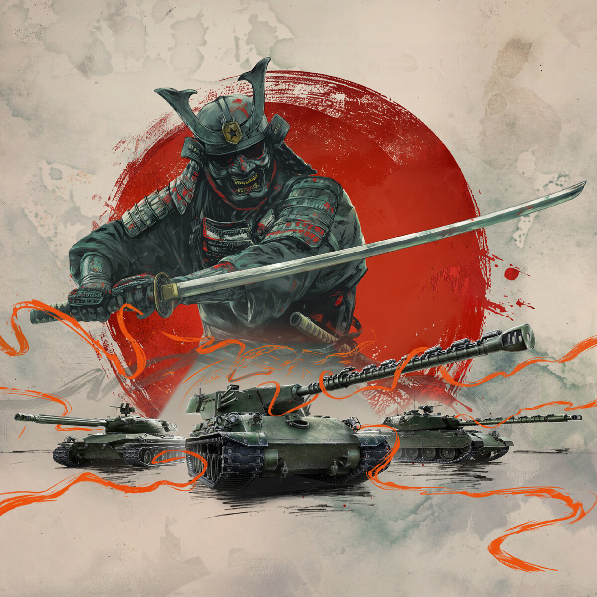 обои на рабочий стол в честь выхода новой ветки японских тяжёлых танков. ©tanki.su