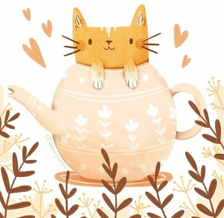 А чай пьет с удовольствием) Источник https://pin.it/6zE94iKVl