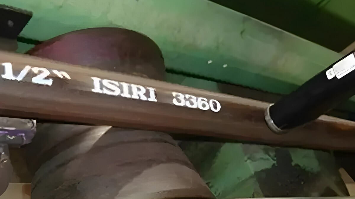 Чернила для маркировки стальных труб при высоких температурах