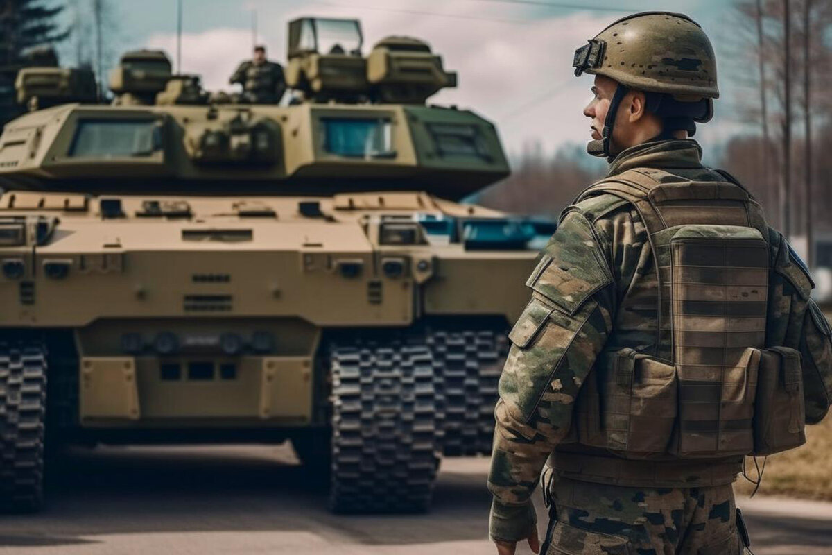 Военнослужащий из США заключил контракт в Югре.  Фото: Изображение сгенерировано нейросетью Kandinsky 3.0