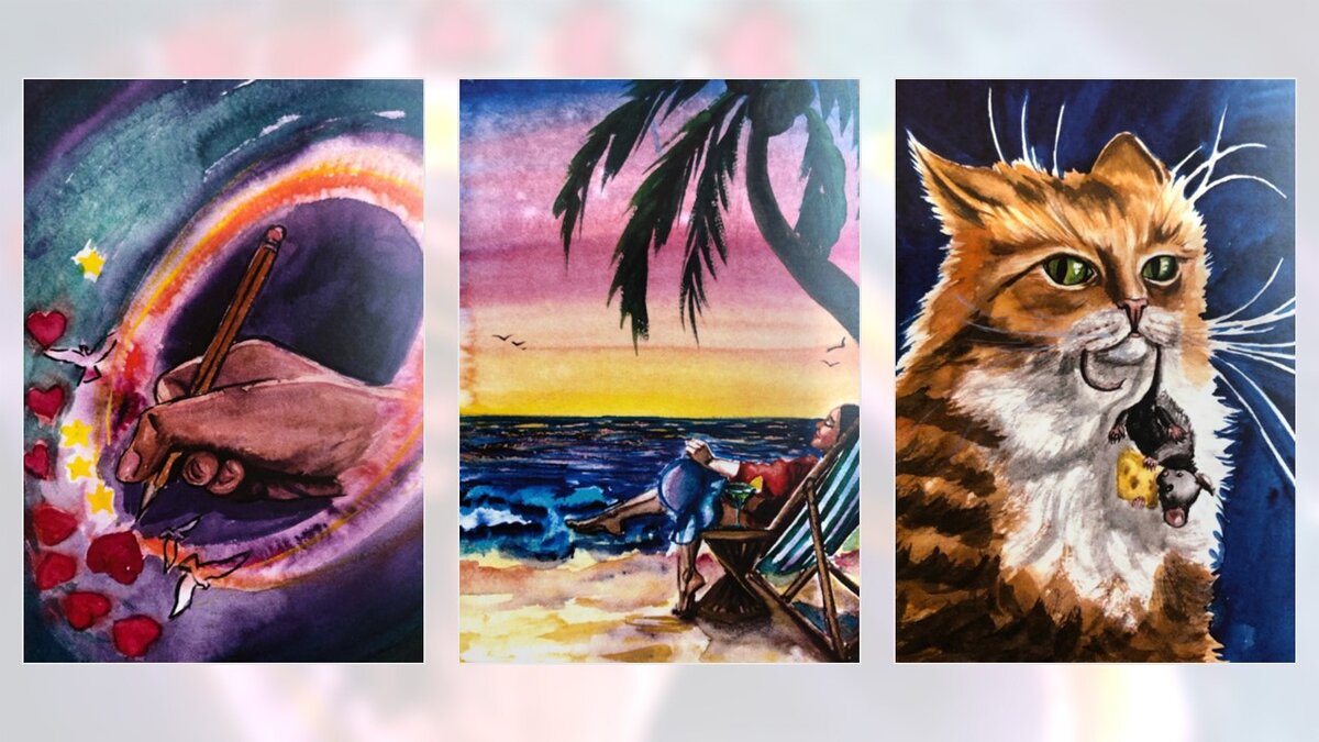 Случайные МАК из колоды «Судьбоносные решения». Коллаж мой 