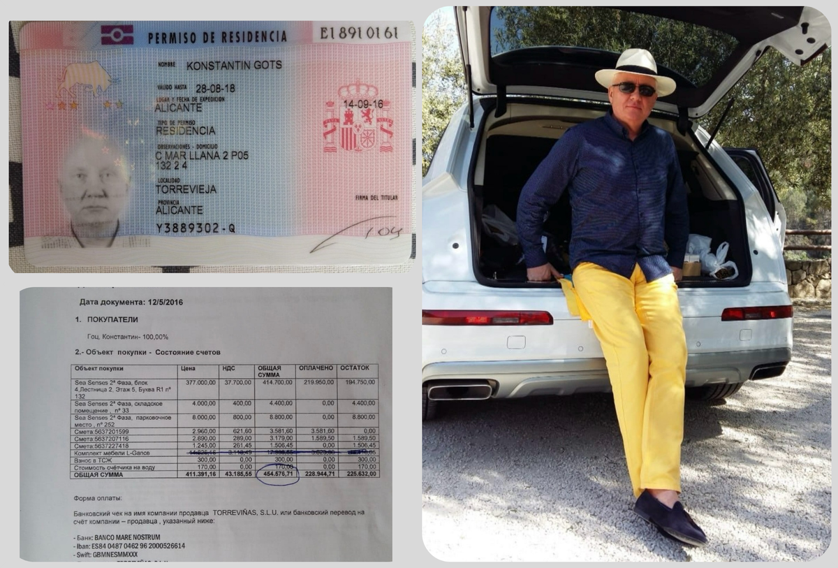 Тот самый вид на жительство и договор покупки недвижимости в Испании