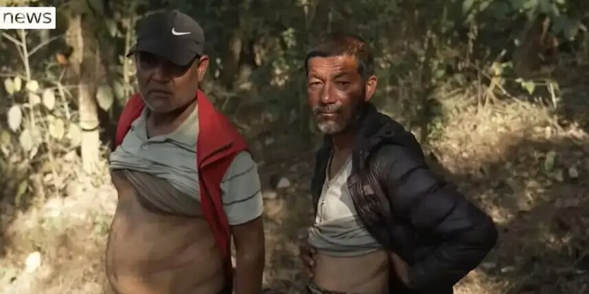    Мужчинам было стыдно признаться, что они верили в способность почки вырастать заново.Скриншот Sky News