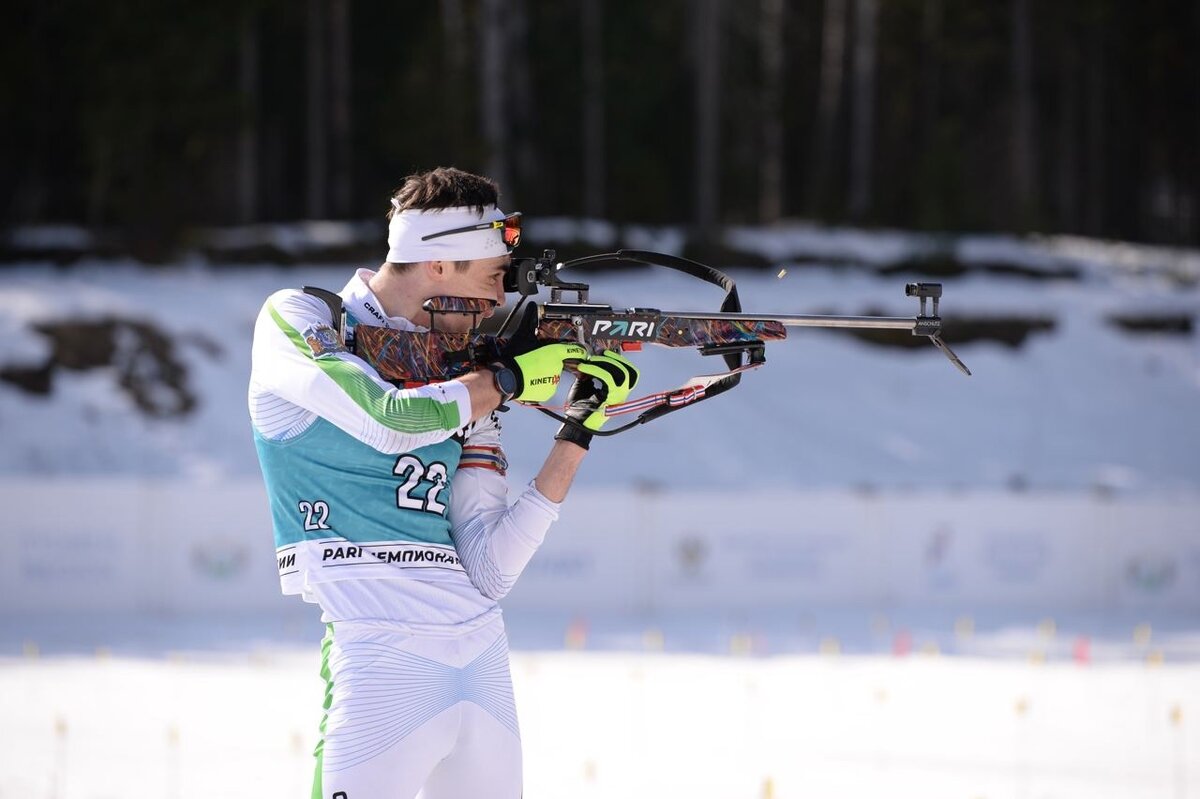    Никита Поршнев выиграл «серебро» в 40-километровой гонке на чемпионате России по биатлону