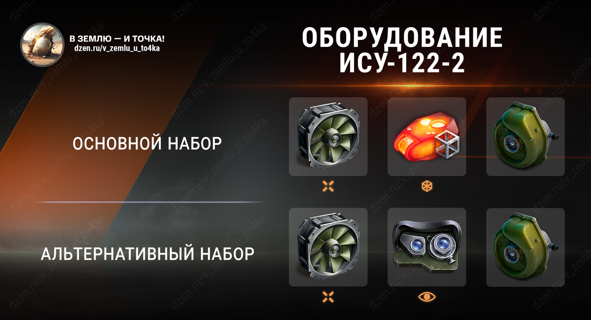 Оборудование для ИСУ-122-2 (World of Tanks)