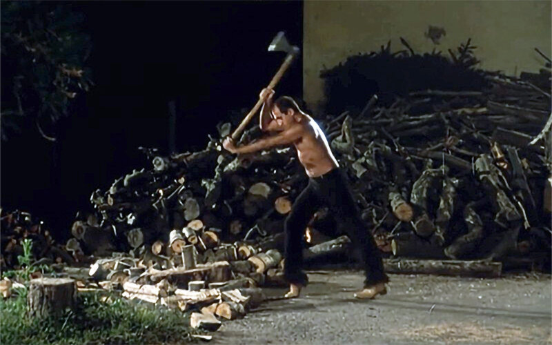 Кадр из фильма «Укрощение строптивого» (Италия), 1980 г.,  реж. Франко Кастеллано и Джузеппе Мочча (Пиполо).