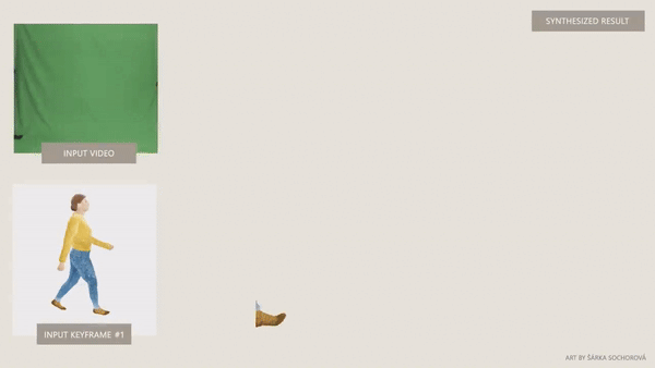 В EbSynth вы сами выбираете стиль анимации