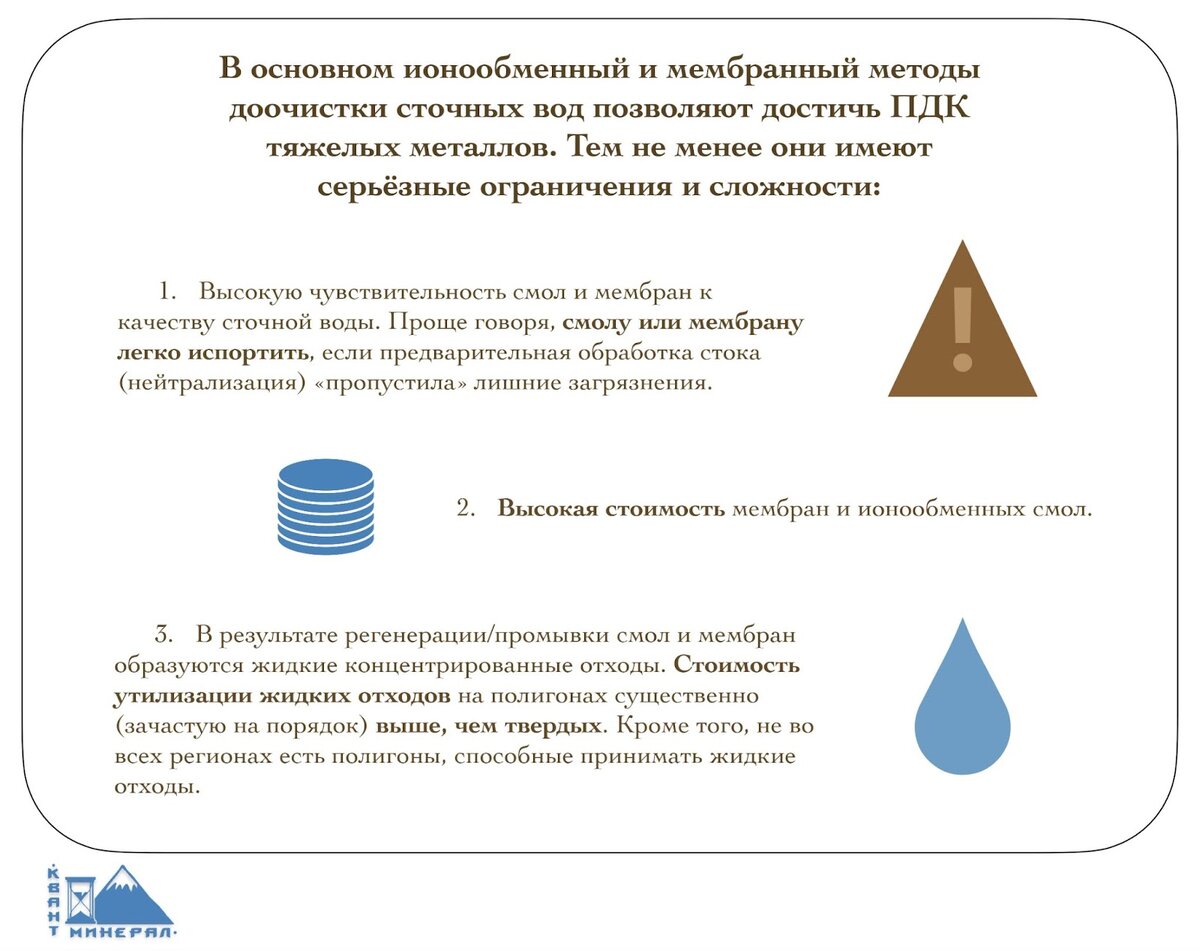 Ограничения и сложности ионообменного и мембранного методов