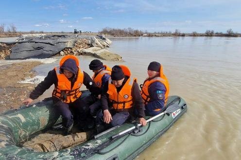 Последствия паводка в Казахстане. Фото с сайта www.gov.kz